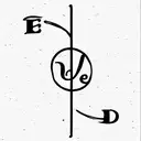 only 3 letters handwritten with a single stroke: D, E, Z.  tattoo design idea