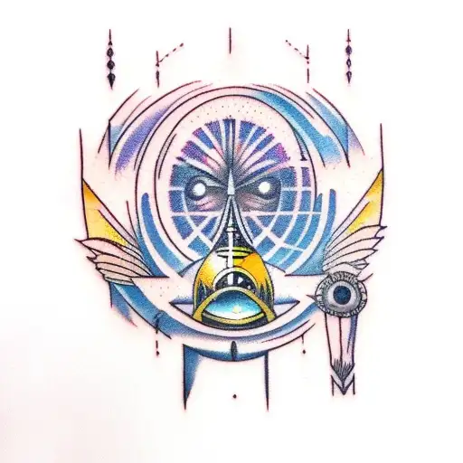 Quasar with architect tattoo design idea