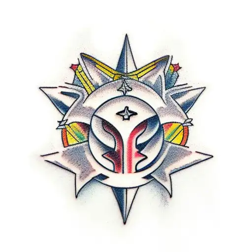 Quasar tattoo design idea