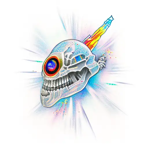 Quasar tattoo design idea