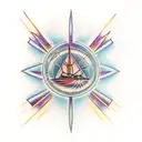 Quasar with architect tattoo design idea