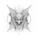 Quasar tattoo design idea