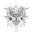 Quasar tattoo design idea