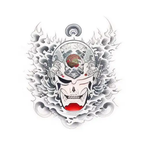 liberation, tranquility, peace, non-existence, death tattoo design idea