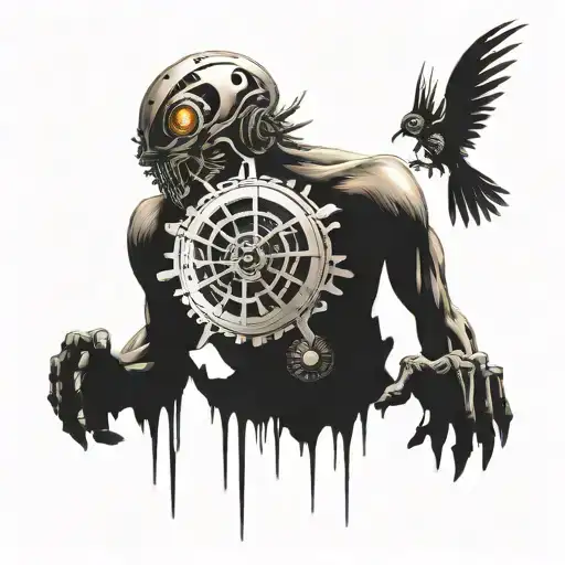 horror tattoo design idea