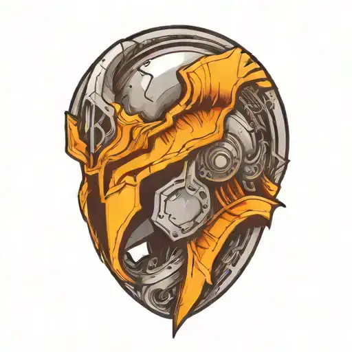 spartan staring into the distance tattoo design idea