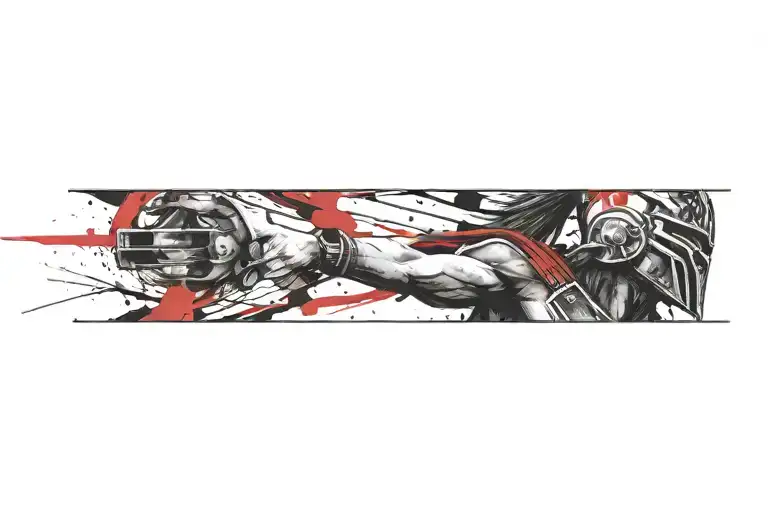 spartan tattoo design idea