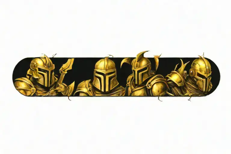 spartan tattoo design idea