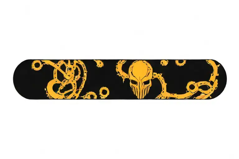 cyber sigilism tattoo design idea