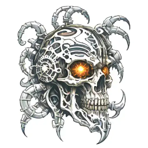 horror tattoo design idea