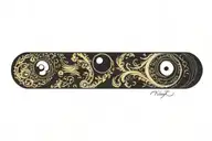 black gold yin yang tattoo design idea