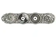 black gold yin yang tattoo design idea