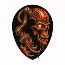 horror tattoo design idea