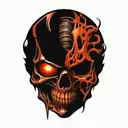 horror tattoo design idea