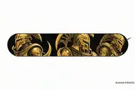 spartan tattoo design idea