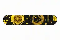 space age wall being torn tattoo design idea