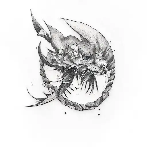 tattoo for arm, not forearm. must have a set of objects tattoo design idea