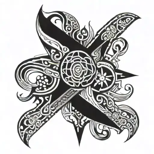 neotribal tattoo design idea