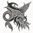 neotribal tattoo design idea