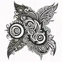 neotribal tattoo design idea