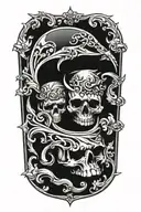 redline racing tattoo design idea