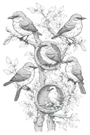 3 little birds   tattoo design idea