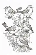 3 little birds   tattoo design idea