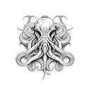 cthulhu  tattoo design idea