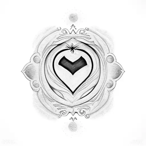 Gaara love symbol with heart tattoo design idea