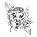 disney princess' bdsm tattoo design idea