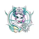 disney princess' bdsm tattoo design idea