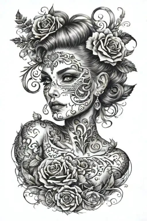 (masterpiece:1.2), (lifelike photography:1.2), (perfect lighting:1.2), (ultra-realistic detail:1.2), (8k resolution:1.2) tattoo design idea