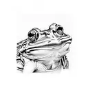 frog samurai tattoo design idea