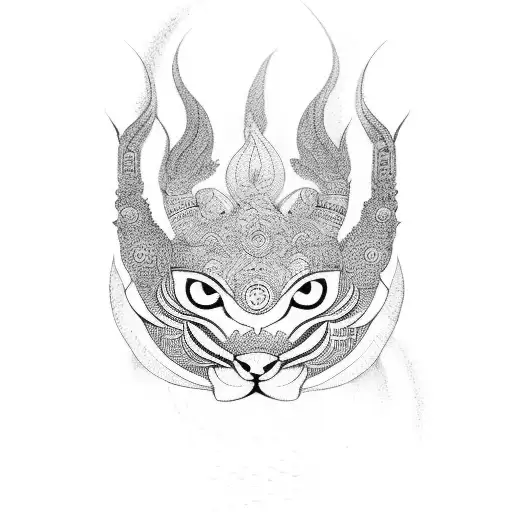 tamil king tattoo design idea