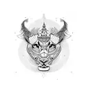 tamil king tattoo design idea
