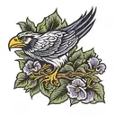 Baltimore Ravens tattoo design idea