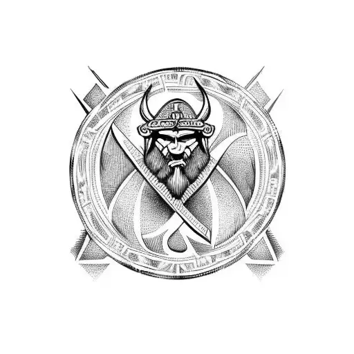 viking tattoo design idea