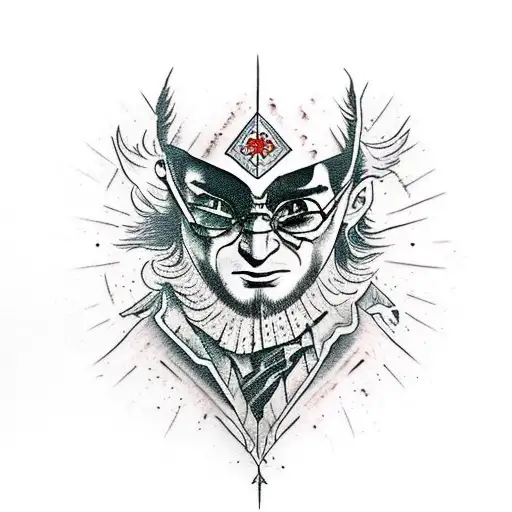Harry Potter y assasin creed tattoo design idea