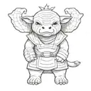 appa from the last airbender tattoo design idea