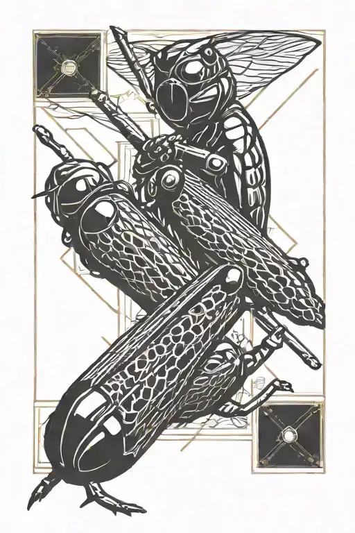 cricket and dates 10 10 2000 tattoo design idea