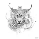 Hera tattoo design idea