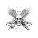 sibis pacem parabellum chef  tattoo design idea