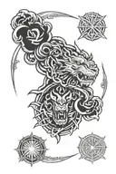 STRENGTH AND HONOR tattoo design idea