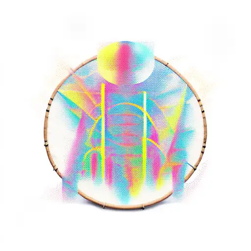 Drum&Bass font and waveform 174Bpm. tattoo design idea