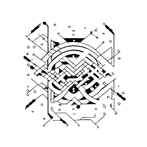 DnB and waveform 174Bpm. tattoo design idea