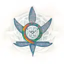 silhouettes of drones in action,  incorporate the Triskelion symbol, which consists of three interconnected spirals. tattoo design idea