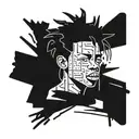 Jean Micheal Basquiat tattoo design idea