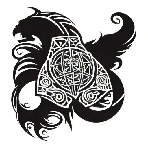 WWE ring wrestling  tattoo design idea