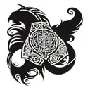 WWE ring wrestling  tattoo design idea