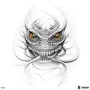 basilisk tattoo design idea